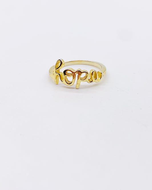 HOPE GOLD RING