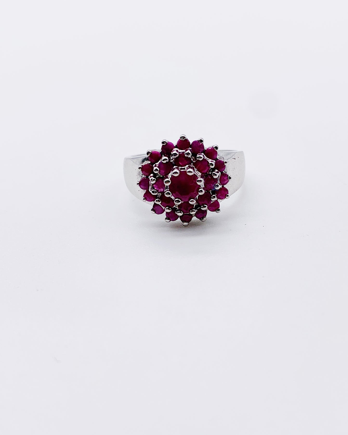 RUBY CLUSTER RING