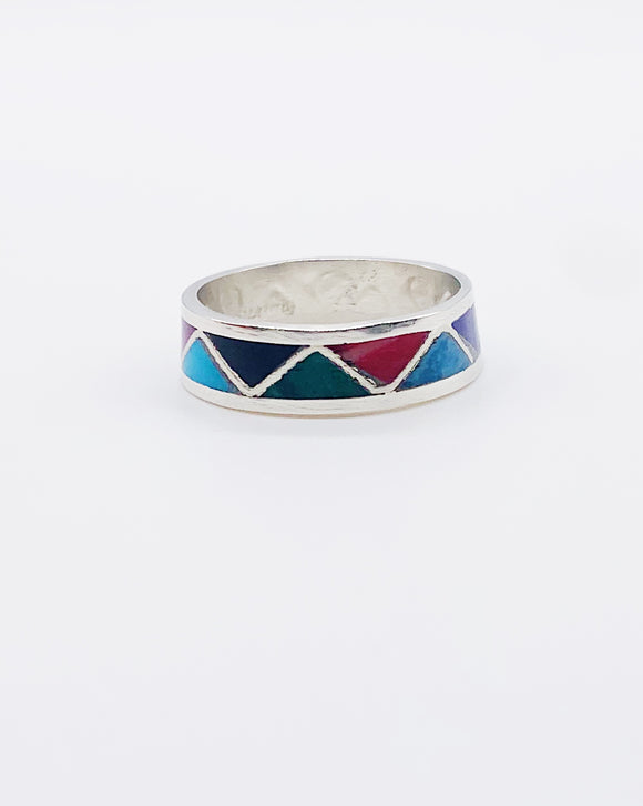 NAVAJO MULTI CHEVRON BAND ⋄ Size 6