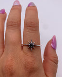 ONYX NORTH STAR RING ⋄ Size 9.5