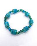 GEMSTONE CRYSTAL BEAD BRACELET