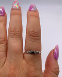 ONYX LEAFLET BAND ⋄ Size 7.75
