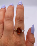 AMBER RING ⋄ Size 7.5