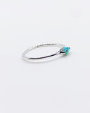 TURQUOISE SOLITAIRE RING ⋄ Size 9