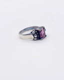 AMETHYST DROP BAND • Sz 7.75