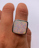 WHITE OPAL BLOCK ⋄ Size 6.75