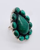 MALACHITE STATEMENT RING ⋄ Size 10.25