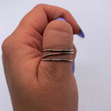 MEXICAN STERLING SILVER WRAPAROUND RING ⋄ SIZE 9.25