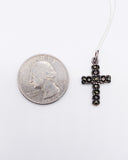 MARCASITE CROSS NECKLACE