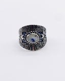 MOONSTONE SWIRL RING ⋄ Size 6