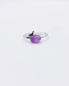 AMETHYST BIRD RING ⋄ Size 4