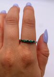 TURQUOISE ROW BAND ⋄ Size 8.5