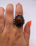 PETRIFIED WOOD RING