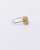 RAW CITRINE RING • Sz 9