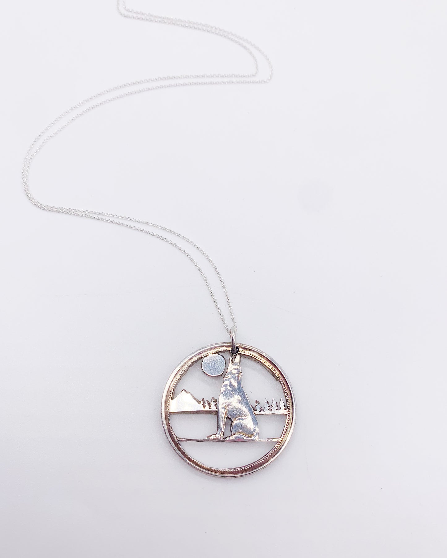 HOWLING WOLF NECKLACE