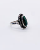 GREEN TURQUOISE TWIST RING