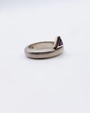 AMETHYST TRIANGLE RING • Sz 9