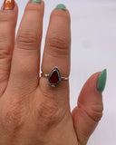 RED AGATE RING ⋄ Size 7