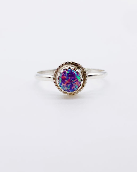 NAVAJO PINK OPAL RING ⋄ Size 6