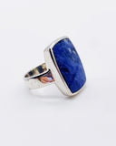 SODALITE BLOCK RING ⋄ Size 8