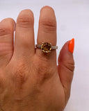 CITRINE SOLITAIRE RING