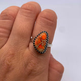 ORANGE SEA SEDIMENT RING ⋄ Size 6 & 7.5