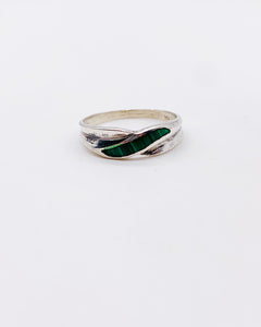 MALACHITE TWIST BAND • Sz 6.5