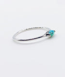 TURQUOISE SOLITAIRE RING ⋄ Size 9