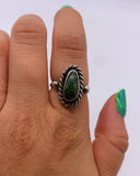 GREEN TURQUOISE TWIST RING