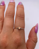 WHITE OPAL RING ⋄ Size 7
