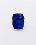 SODALITE BLOCK RING ⋄ Size 8