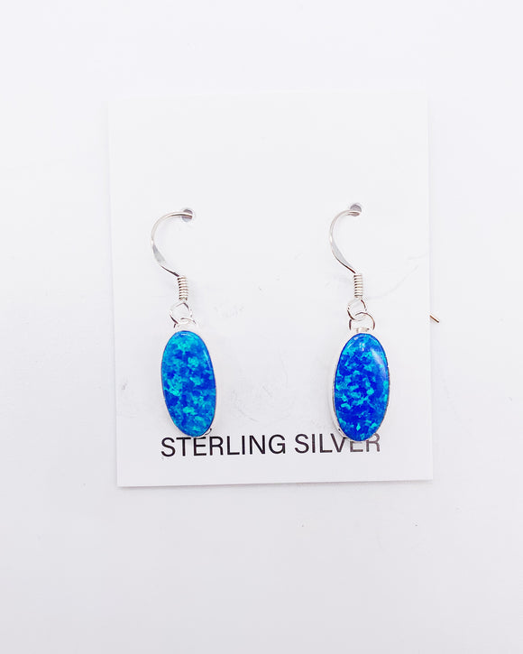 BLUE OPAL EARRINGS