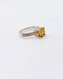 CITRINE SOLITAIRE RING