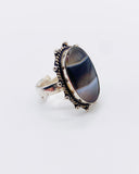 BANDED AGATE RING ⋄ Size 9