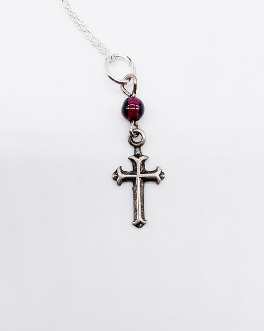 CROSS CHARM NECKLACE