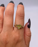 RAW OPAL GOLD RING ⋄ Size 7.5