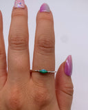 TURQUOISE SOLITAIRE RING ⋄ Size 9