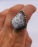 DENDRITIC OPAL RING ⋄ Size 5