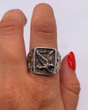 EAGLE SIGNET RING ⋄ Size 9.75