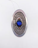 DICHROIC GLASS MEDALLION NECKLACE