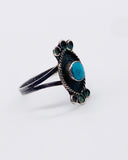 TURQUOISE SHADOWBOX RING ⋄ Size 4.25