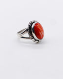 NAVAJO RED SPINY OYSTER RING