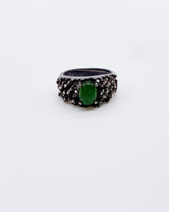 GREEN ONYX TEXTURED BAND