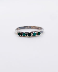 TURQUOISE ROW BAND ⋄ Size 8.5
