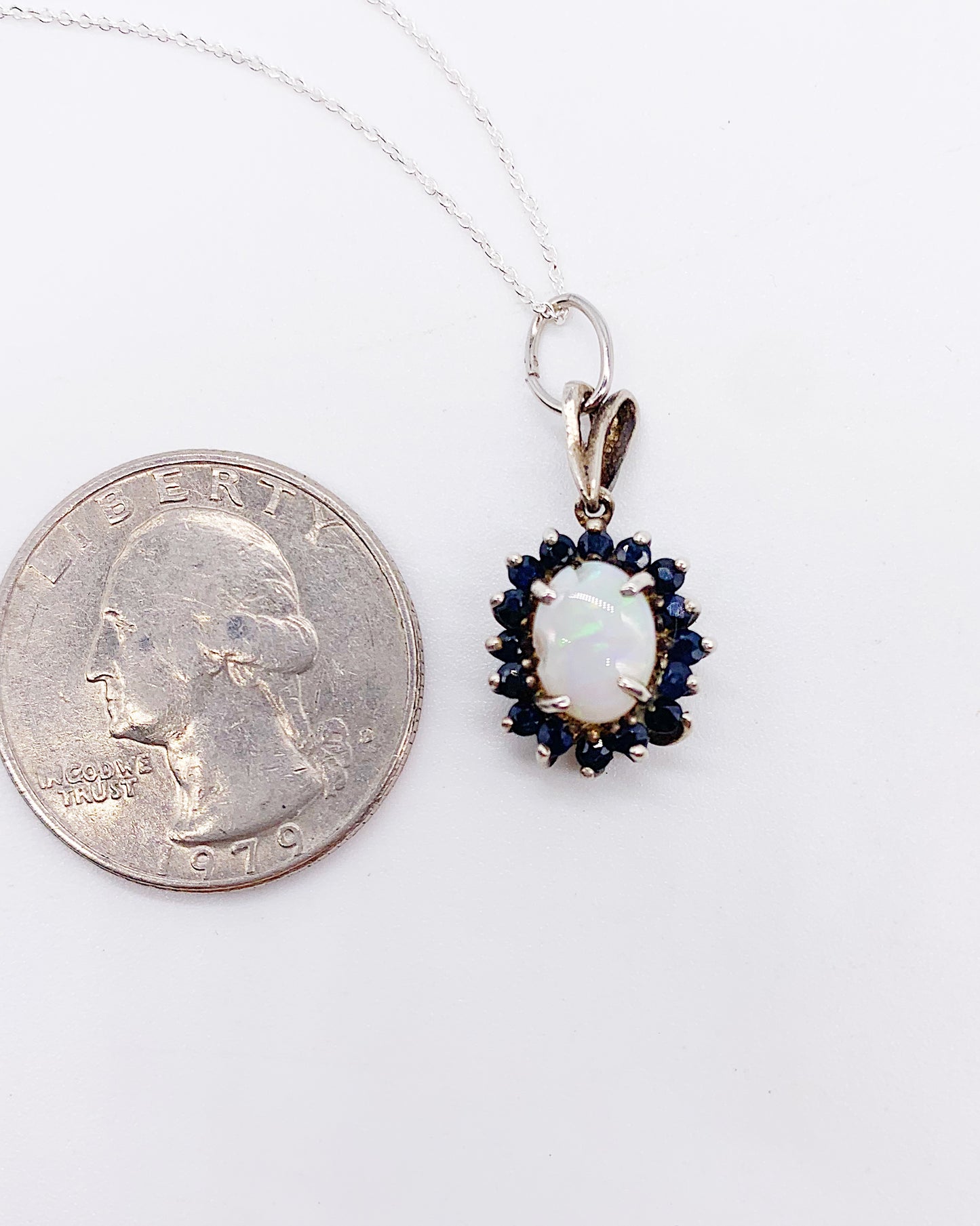 OPAL & SPINEL NECKLACE