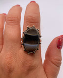 BANDED AGATE RING ⋄ Size 9