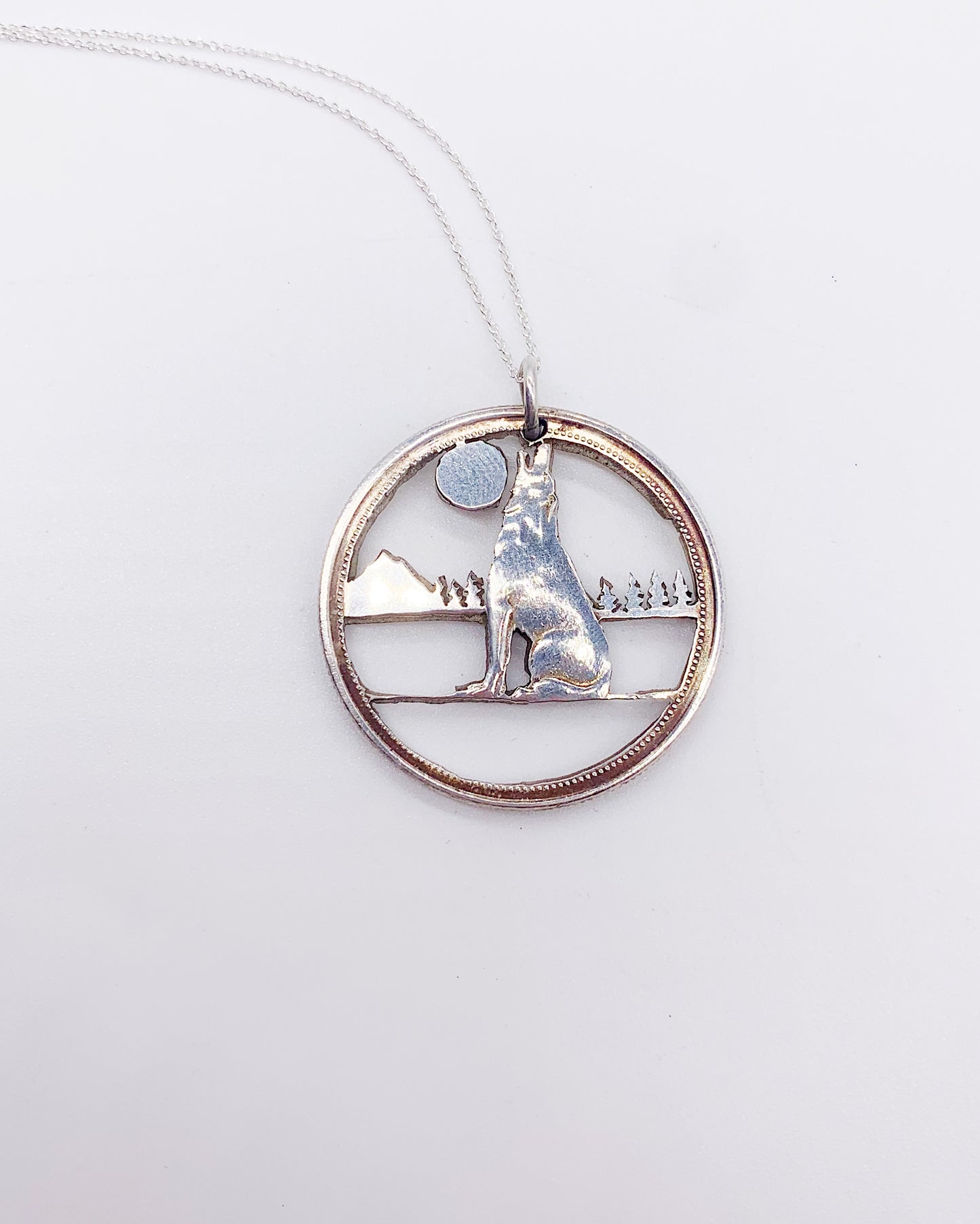 HOWLING WOLF NECKLACE
