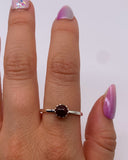 RED AGATE RING ⋄ Size 9.75