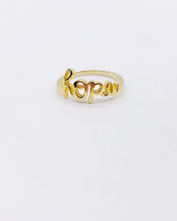 HOPE GOLD RING