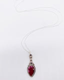 RUBY DROP NECKLACE